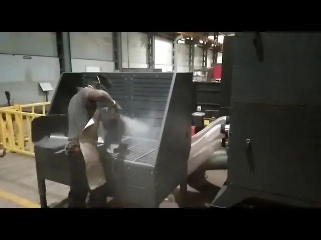 Dust Collection with grinding table